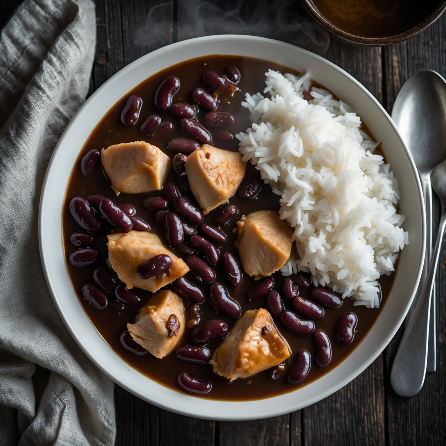 Pollo con Frijoles — en Rialto Restaurant