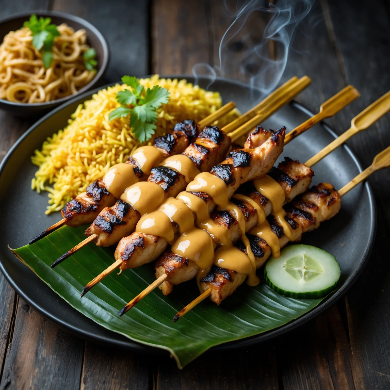 Satay de Pollo — en Rialto Restaurant