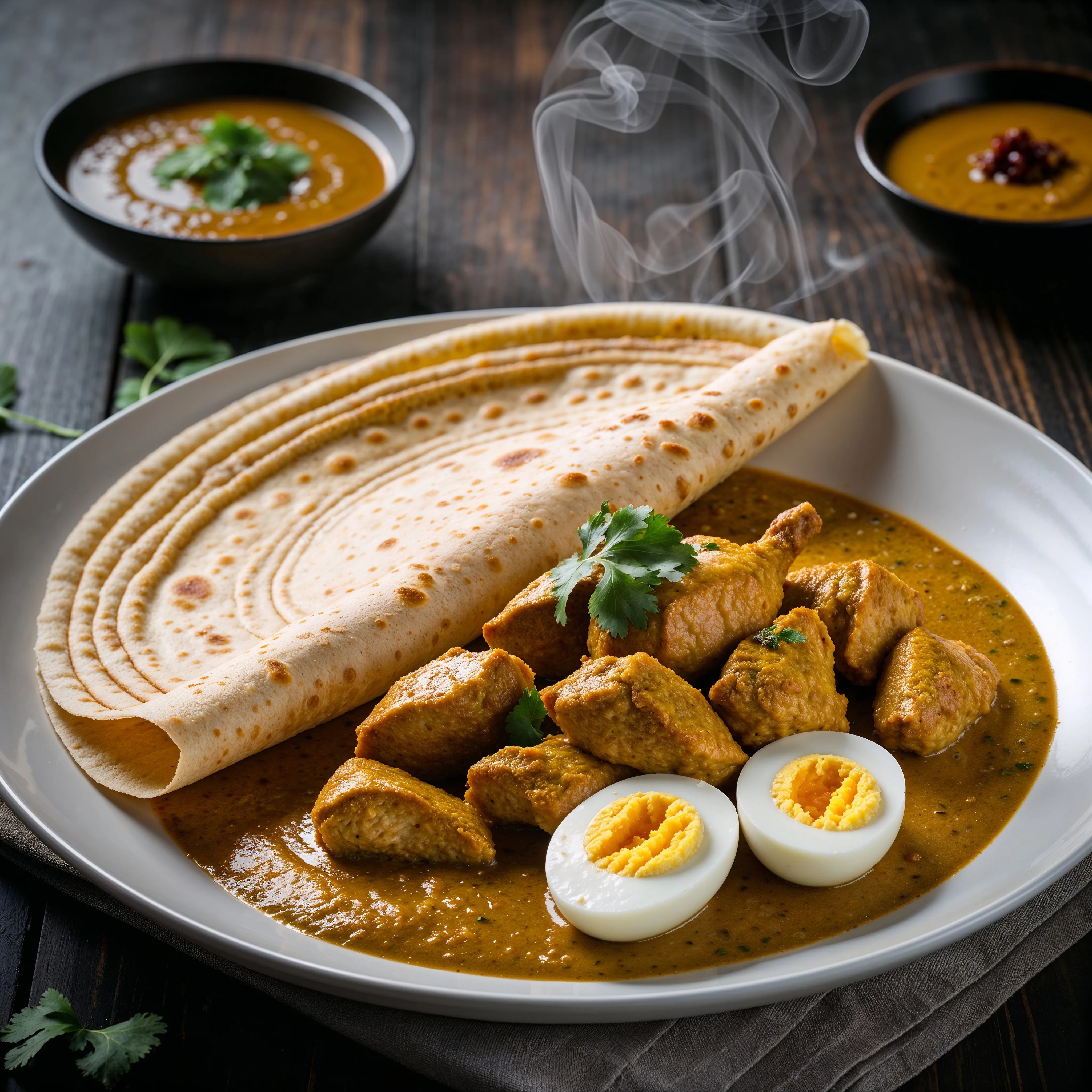 Roti de Pollo y Huevo — en Rialto Restaurant